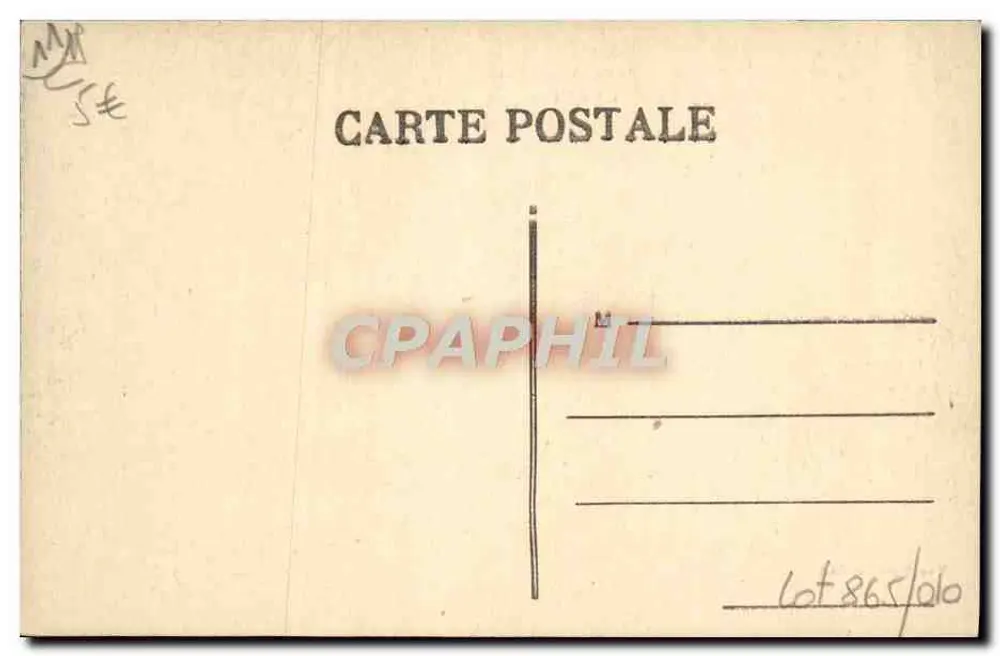 Stadt Carcassonne — Allgemeiner Blick auf die Stadt und die Ufer der Aude — Vve Caissac Verlag - Rückseite