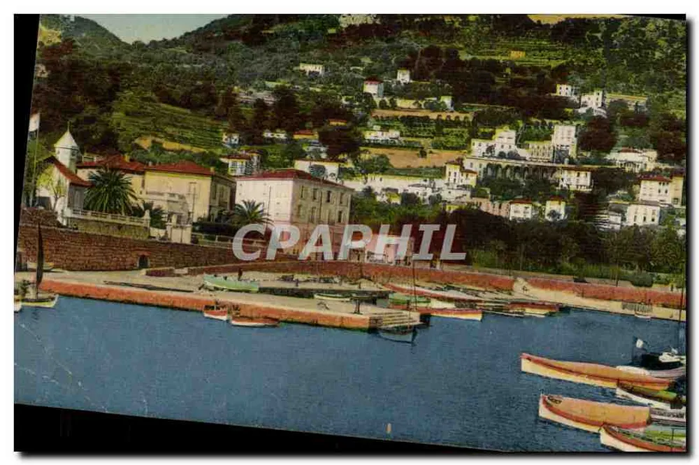 Porto di Nizza — vista del porto e delle colline — Lévy Fils & Cie Parigi - Recto