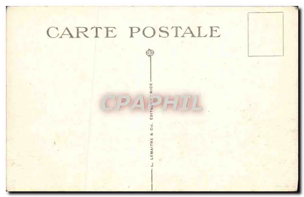 Beaulieu-sur-Mer — Vista geral — G. Lemaître & Cie, Editores, Nice - Verso