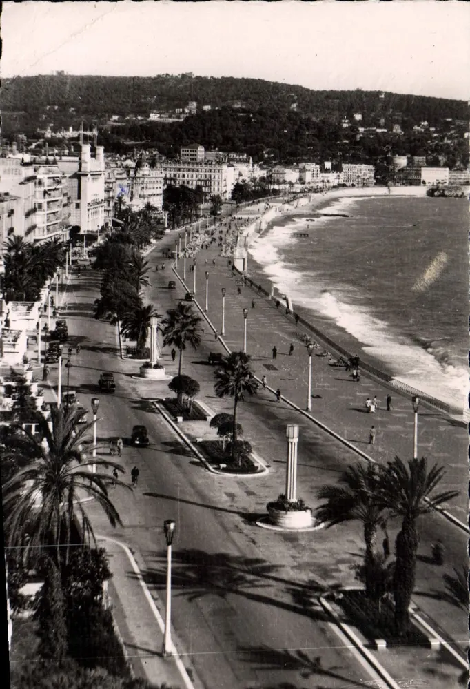 La Côte d'Azur — La Promenade des Anglais — Éditions MAB, Nice - Frente