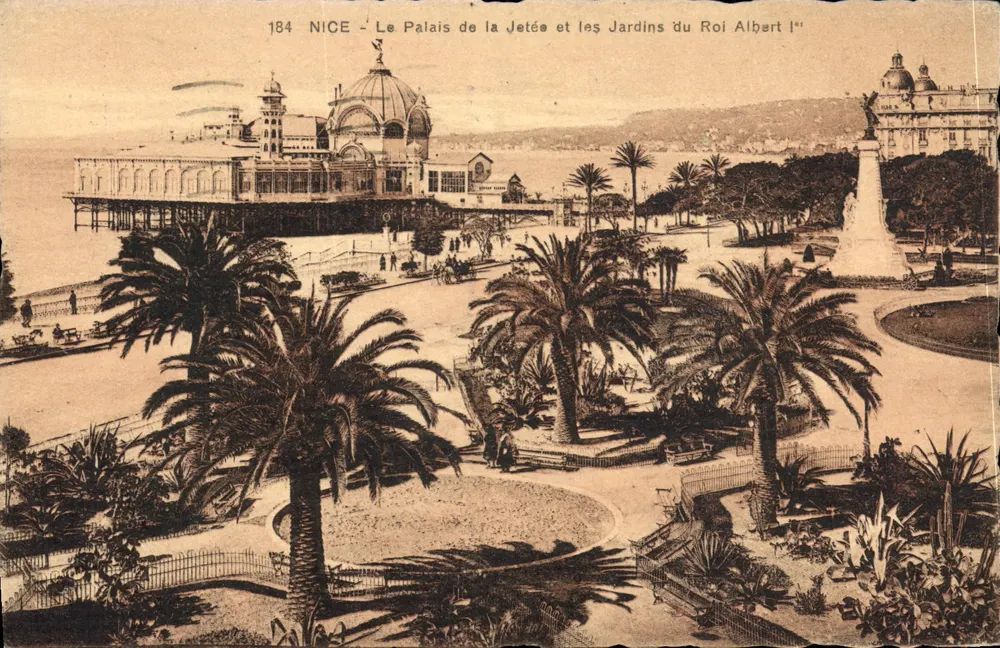 Nice - Das Palast der Jetty und die Gärten des Königs Albert I — Edition Epapetérie Noyers, n° 184 - Vorderseite
