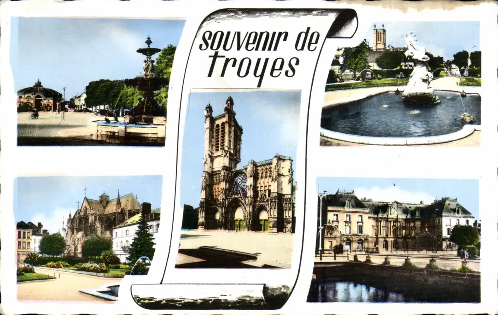Troyes — souvenirs — Éditions Cigogne - Frente