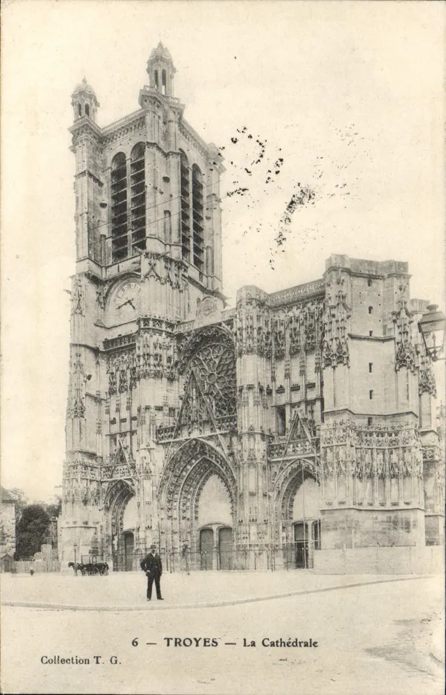 Troyes — Katedra — Zbiór T. G. nr 6 - Awers