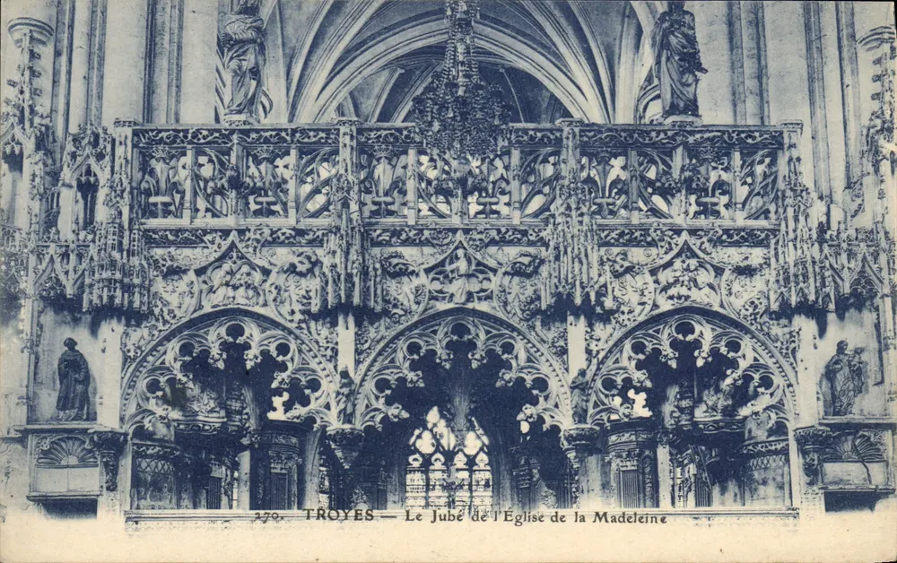Troyes — Der Chorvorhang der Kirche la Madeleine — n° 270 - Vorderseite