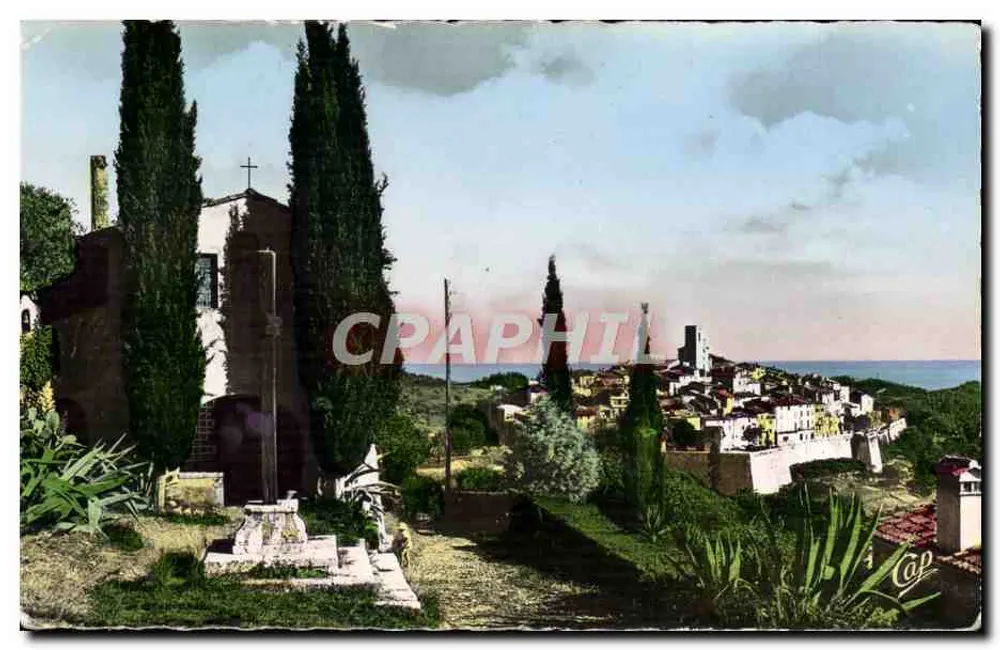 Saint-Paul-de-Vence — Vista geral — Cie des Arts Photomécaniques, Paris - Frente