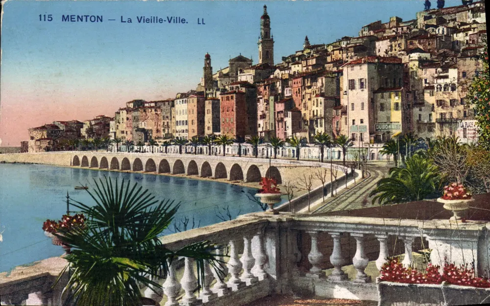 Menton — A Velha Cidade — LL, n° 115 - Frente