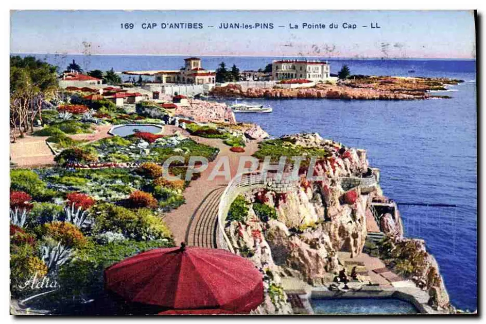 Cap d'Antibes — Juan-les-Pins — A Ponta do Cap — Adia, n°169 - Frente