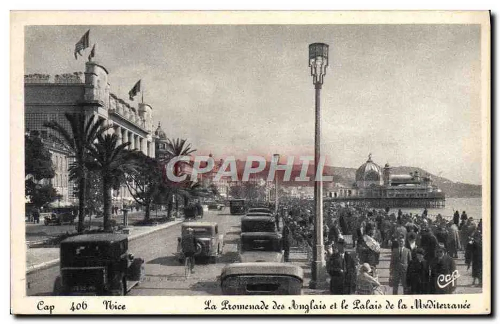 Die Promenade des Anglais und das Palais de la Méditerranée — Nice — Cap 406 — Verlag: Les Belles Éditions Françaises - Vorderseite