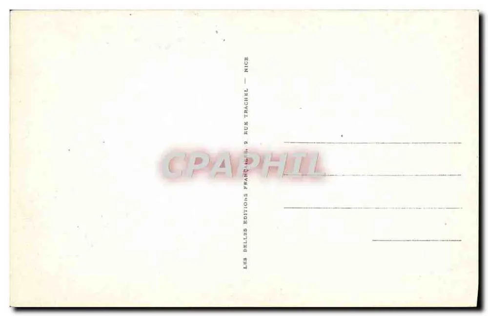 Die Promenade des Anglais und das Palais de la Méditerranée — Nice — Cap 406 — Verlag: Les Belles Éditions Françaises - Rückseite