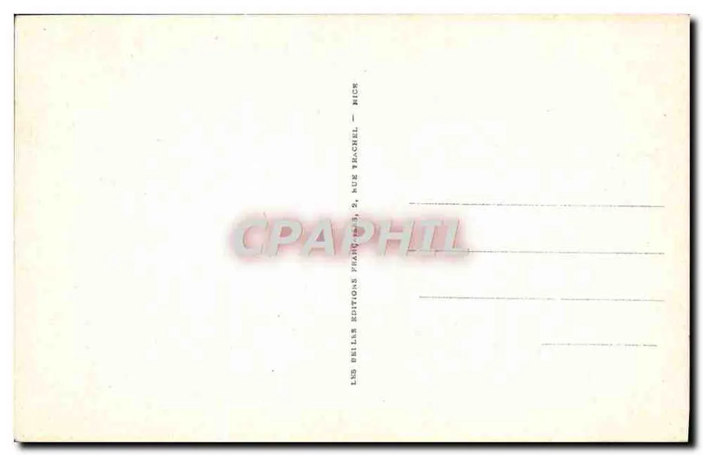 Die Promenade des Anglais und die Mole — Promenade — Nice — Bef 12955 - Rückseite