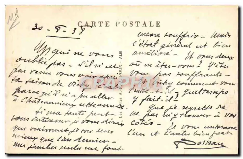 NARBONNE — Catedral de São Justo — Visão do Cloître — L'Aude Illustré, n°24 - Verso
