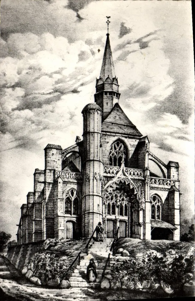 Église de Marissel — vue d'ensemble — Photo R. BATEUIT — n° 453 - Frente