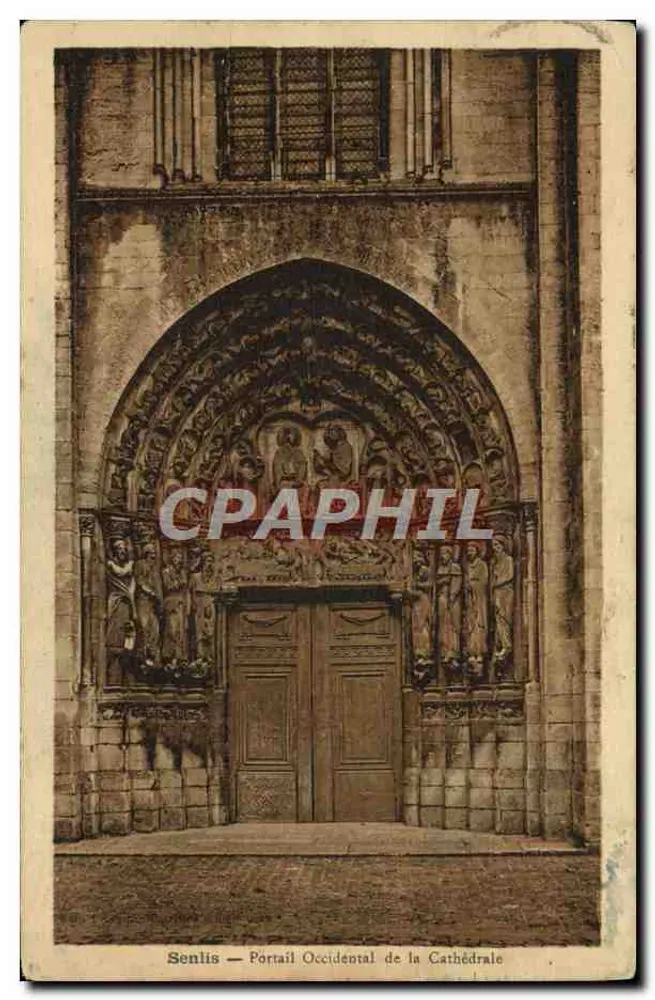 Senlis — Portal Ocidental da Catedral - Frente