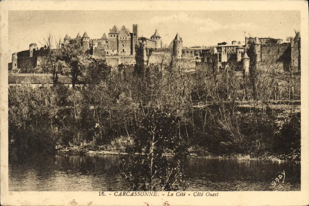 Carcassonne - A Cidade - Lado Oeste — SABY, n°16 - Frente