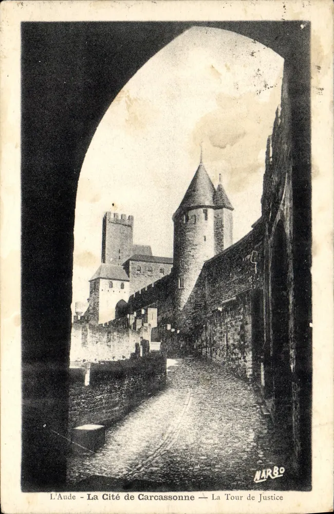 Carcassonne — Die Justizturm — Verlag NARBO, Seriennummer nicht sichtbar - Vorderseite