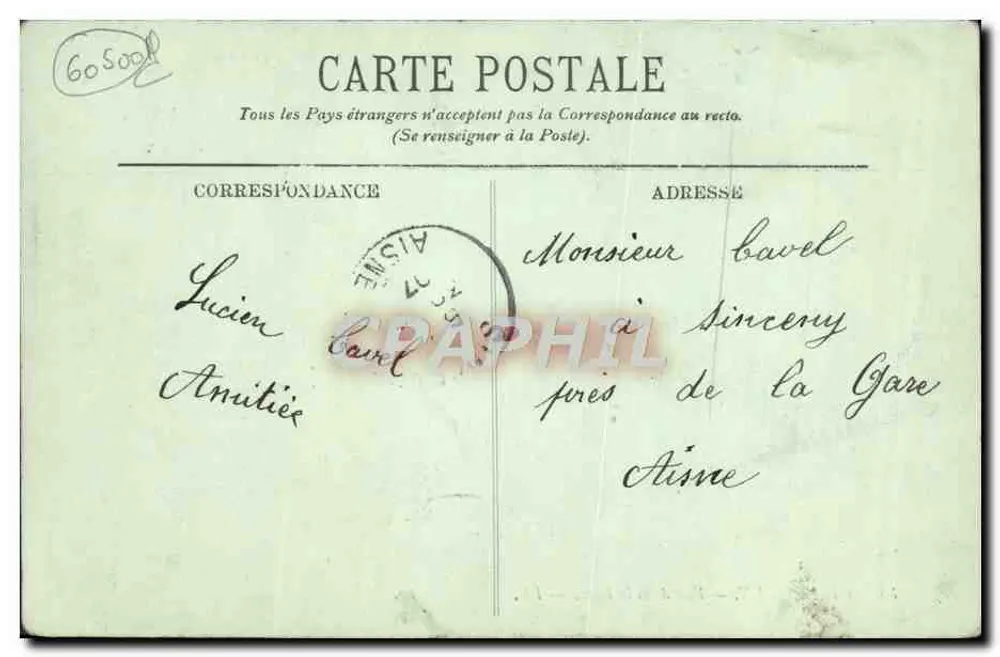 Chantilly — Visão no Parque — LL. n°86 - Verso