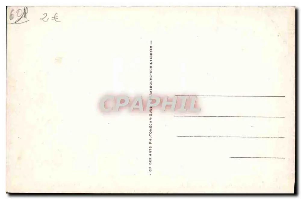 Chantilly — Museu Condé — « Cães », por A. Cain - Verso
