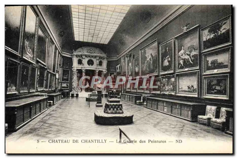 Schloss Chantilly — Die Gemäldegalerie - Vorderseite