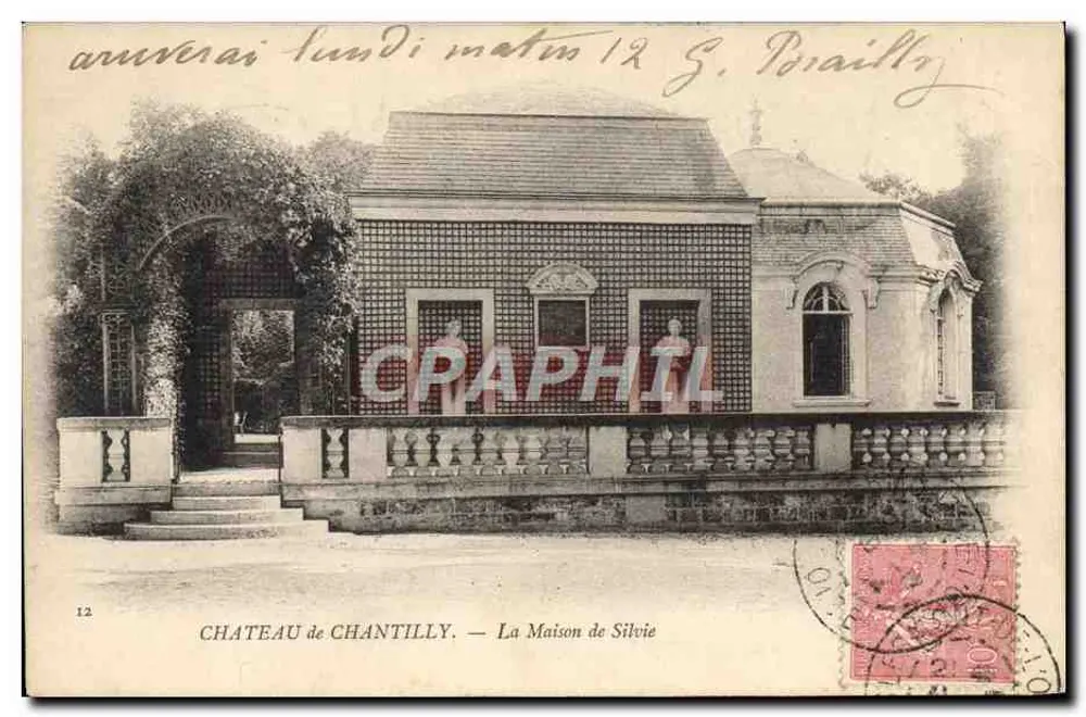 Castelo de Chantilly — A Casa de Silvie — editor não visível - Frente