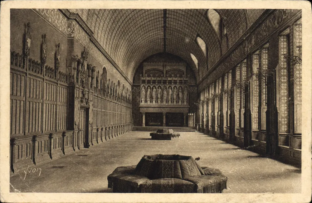 Schloss Pierrefonds — Saal der Ritter — Éditions d'Art Yssen - Vorderseite