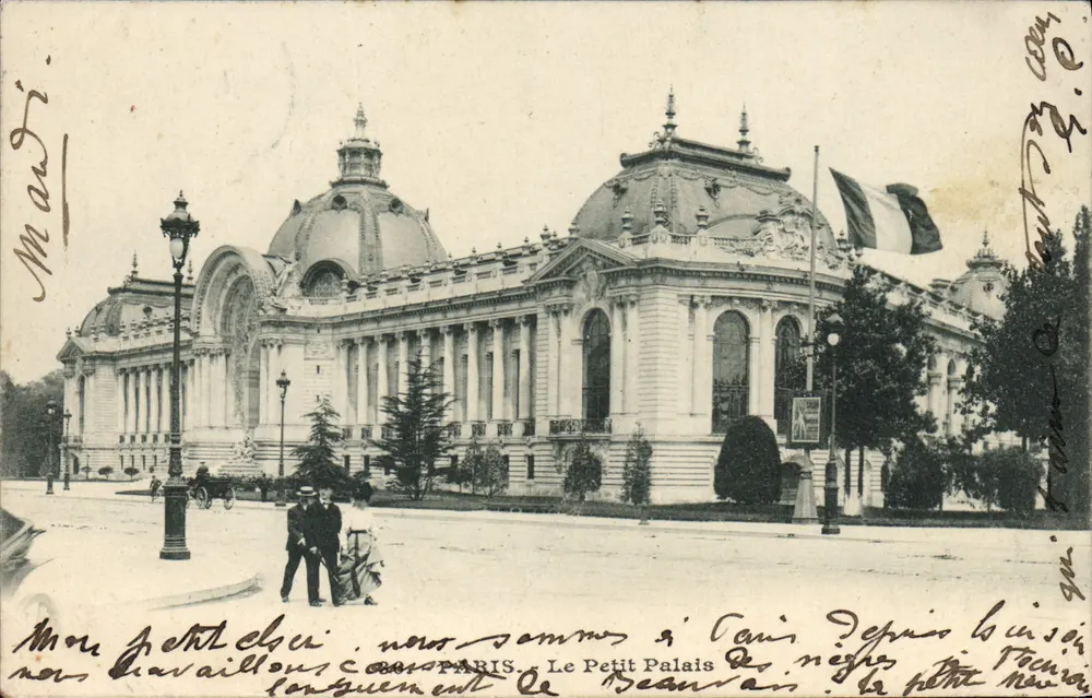 Paris — O Petit Palais — editor não identificado, número de série não visível - Frente