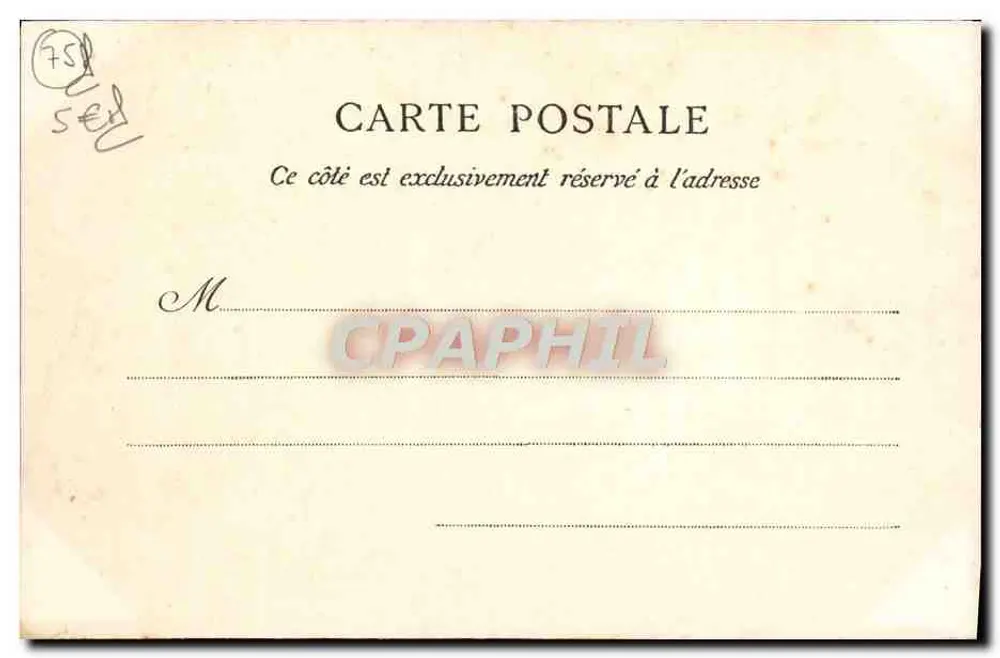 Paris — Tribunal de Comércio e Conciergerie — C.L.C. - Verso