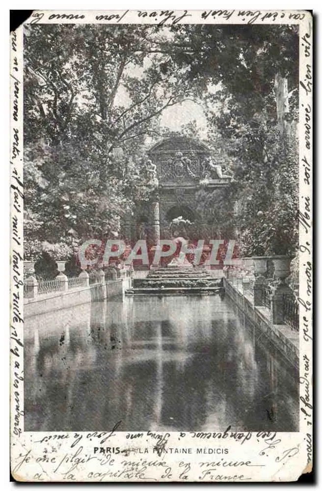 Paris — La Fontaine Médicis — éditeur imprimeur non visible - Frente