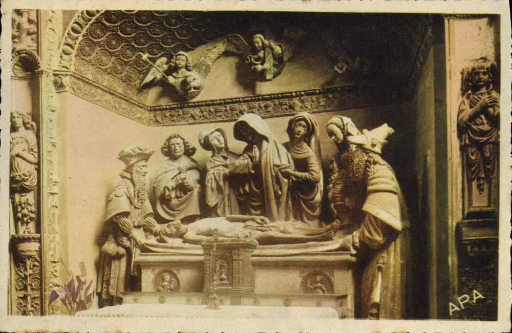 Rodez — Catedral. Interior do Sepulcro — Les Cartes A.P.A. - ROUX - Frente