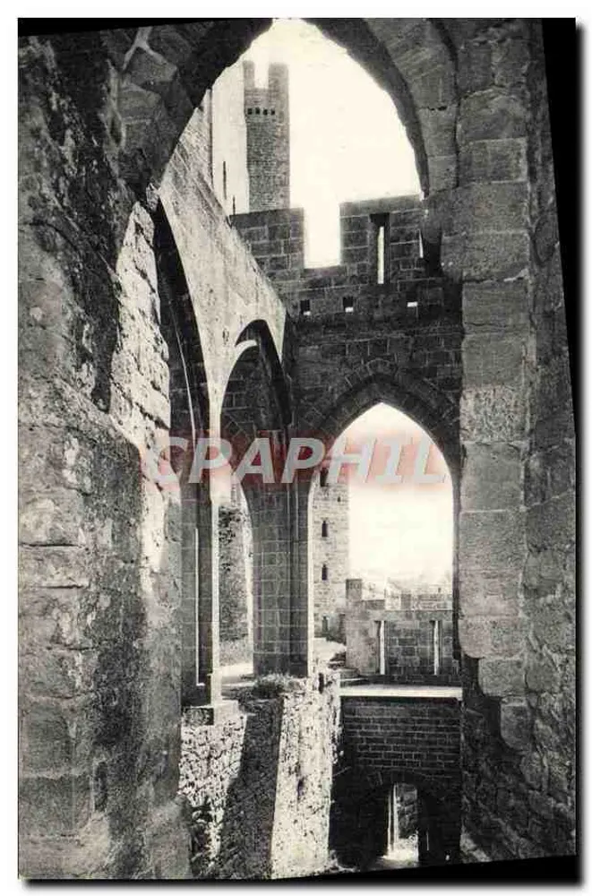 Cité de Carcassonne — Ruines du Château — Impr. Pugt, A. Tournay & Cie, Toulouse - Recto