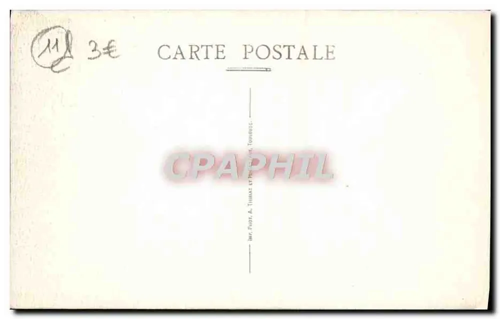 Cidade de Carcassonne — Echaugnette do Castelo Comtal — Fot. A. Thomas, Toulouse - Verso