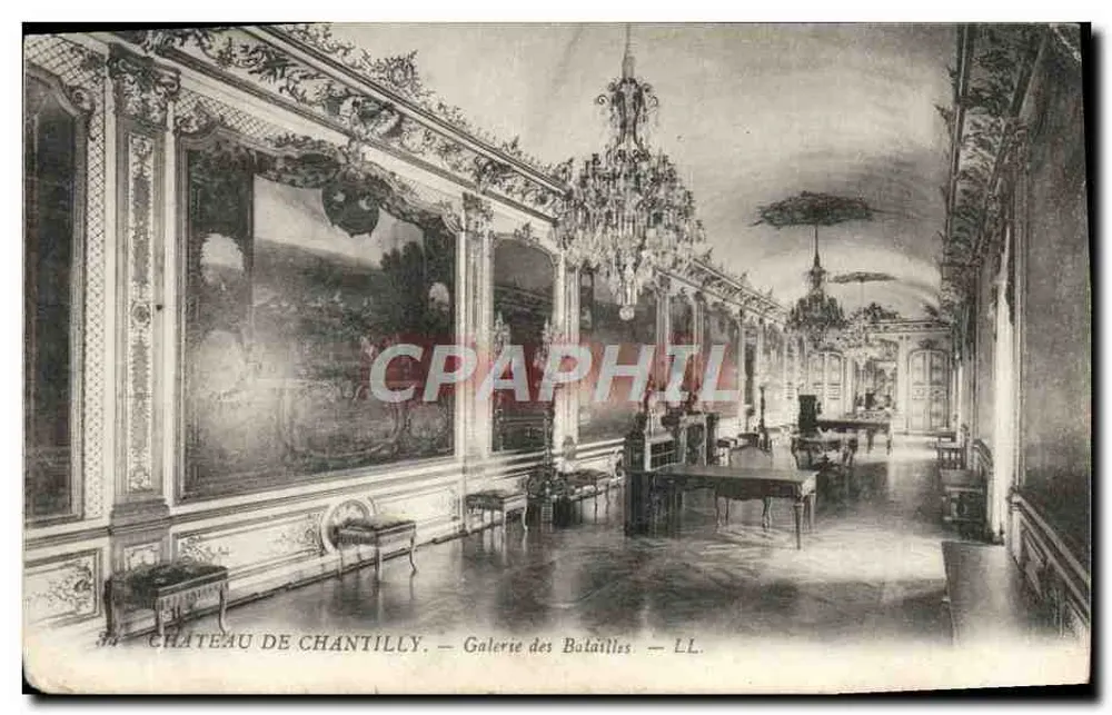 Château de Chantilly — Galerie des Batailles — LL. Éditeur LL. - Vorderseite