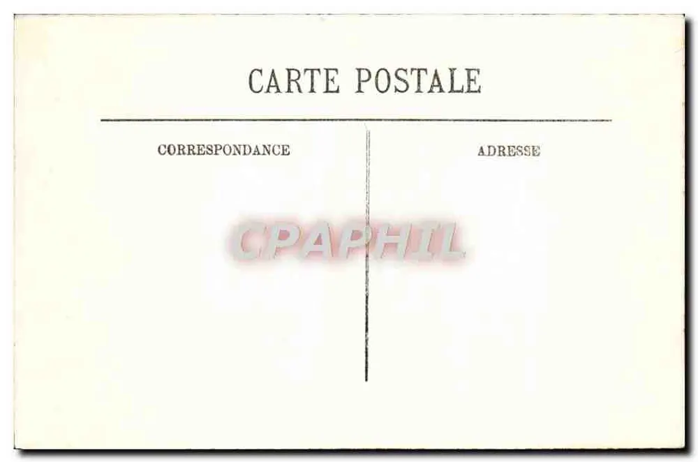 Castelo de Chantilly — vista do parque com um homem e pássaros — Graphitel, n° 108 - Verso