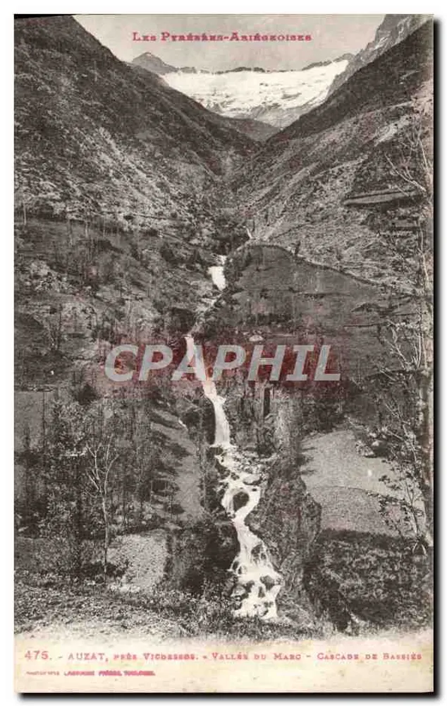 Les Pyrénées-Ariégeoises — Vallée du Maro — Cascade de Barriès — Verlag J. P. P. Toulouse, Nr. 475 - Vorderseite
