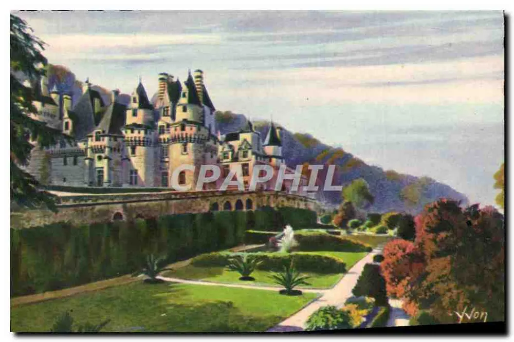 Rigny-Usse — O castelo (século xvi) — Edições de Arte Yvon - Frente