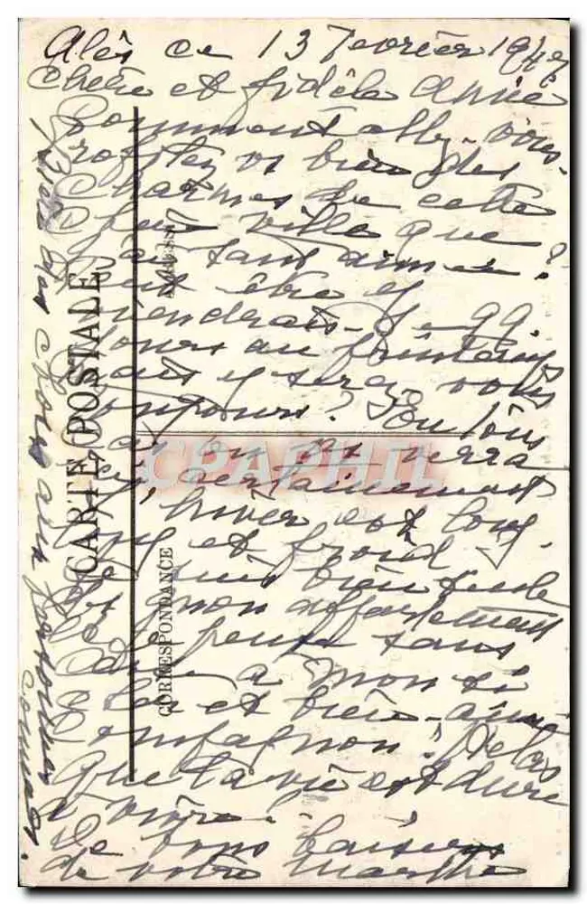 Ein Ex-voto aus dem Jahr 1827, von Madame la Marquise de Cabrières — Edition Marcheteau — Arles - Rückseite