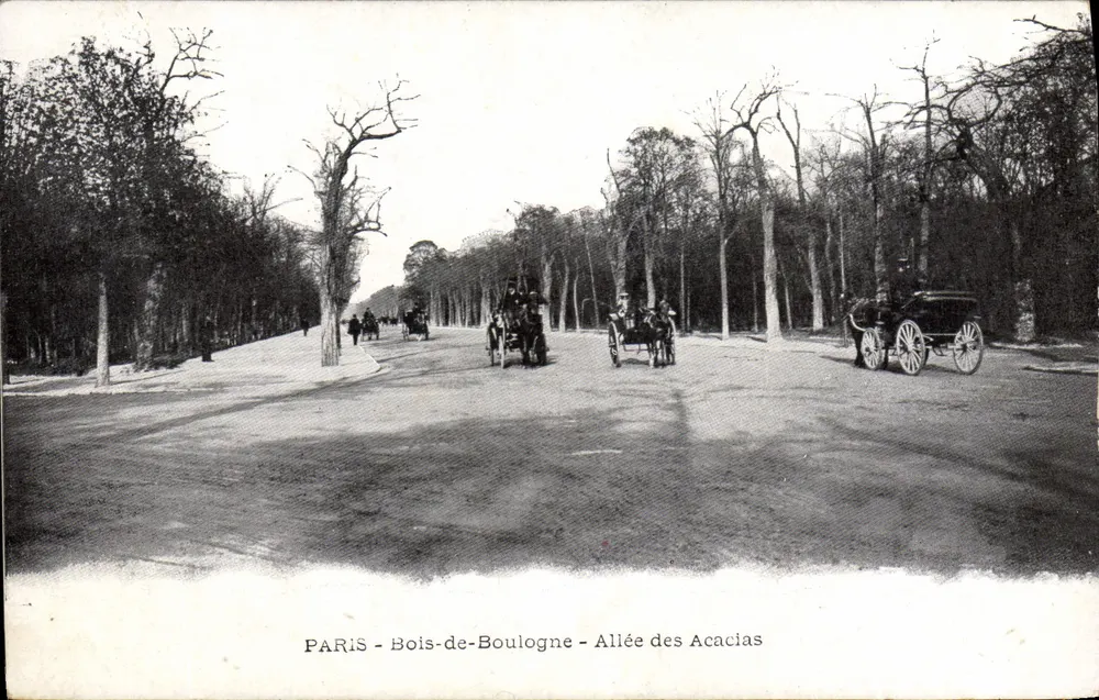 Paris - Bois-de-Boulogne - Allée des Acacias - Vorderseite