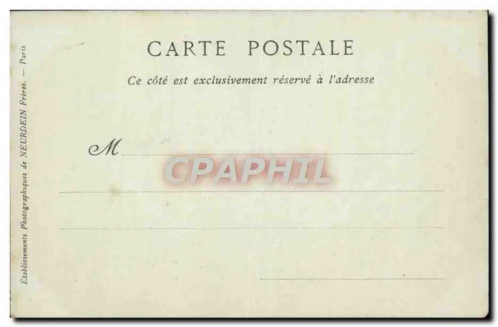 Menton — Ansicht von der italienischen Grenze — Collections ND Phot, n°706 - Rückseite