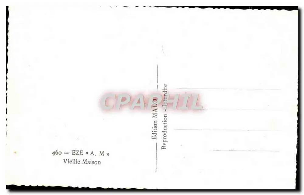 ईज़े — पुराना घर — संस्करण मालो, संख्या 460 - पीछे