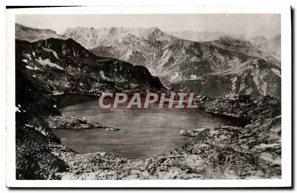 Lago do Rabisson — Altas Montanhas de Sainte-Émélie-de-Teima — Edições FACKENHARD, Nice - Frente