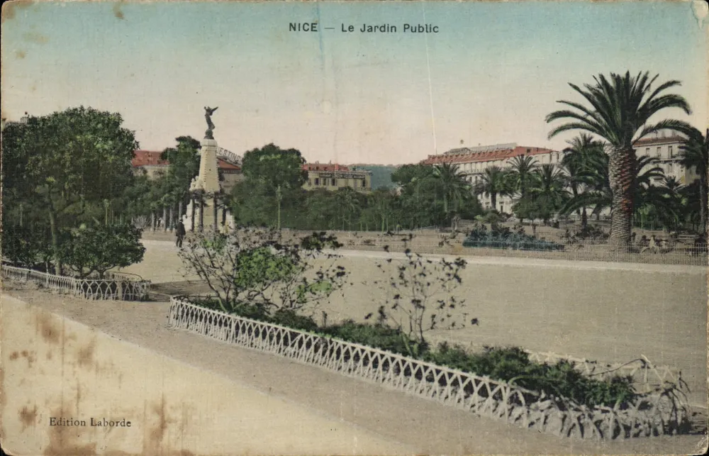 NICE — O Jardim Público — Edição Laborde - Frente