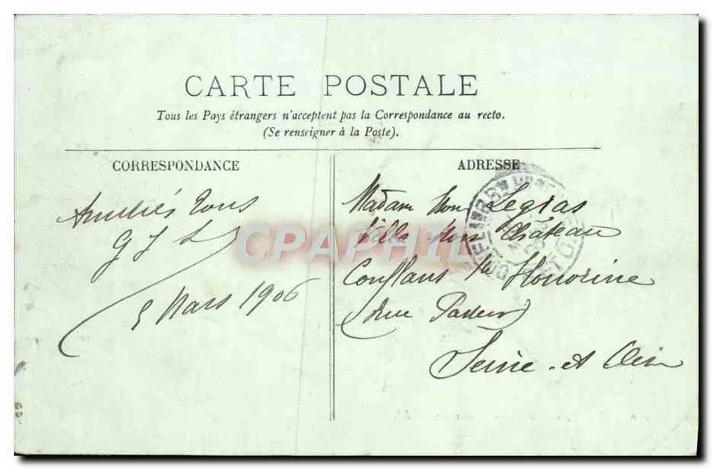 Nice - La Joliette-Promenade — LL. — N° 210 - Verso