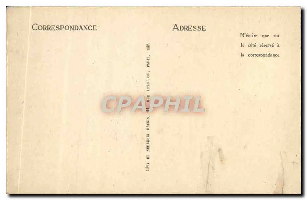 Grasse — O Square e o Monumento Fragonard, por Aug. Maillard — LL - Verso