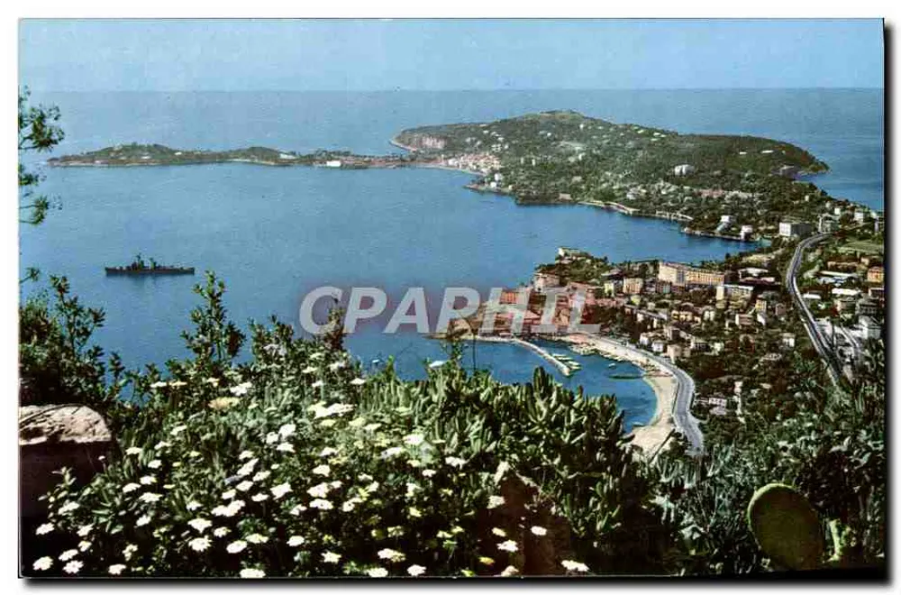 Côte d'Azur - Beaulieu-sur-Mer und Cap-Ferrat — Panoramablick — Éditions S.E.P.T., Nice - Vorderseite