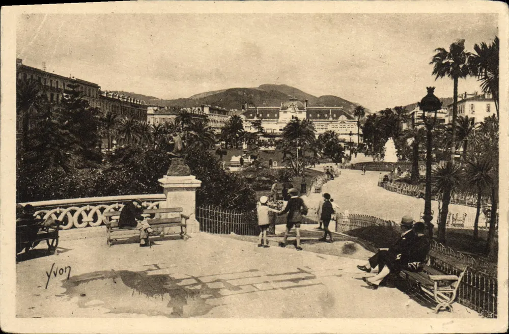 Gärten Albert Ier und Municipales Casino — Nice (Alpes-Maritimes) — Éditions Yvonn - Vorderseite