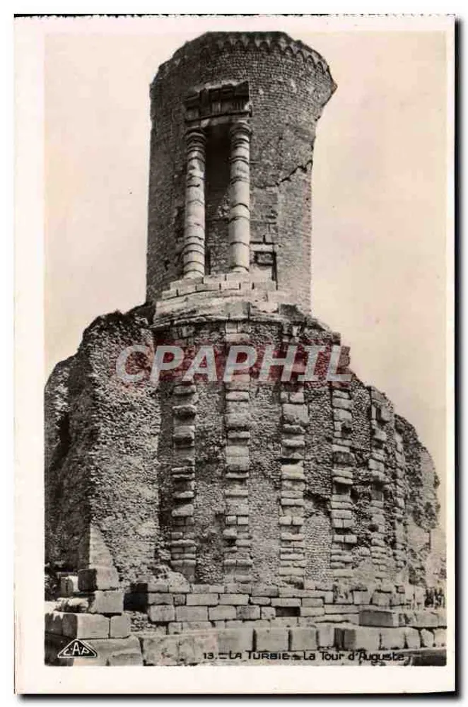 La Turbie – A Torre de Augusto – C.A.P. Stausbourg n°13 - Frente