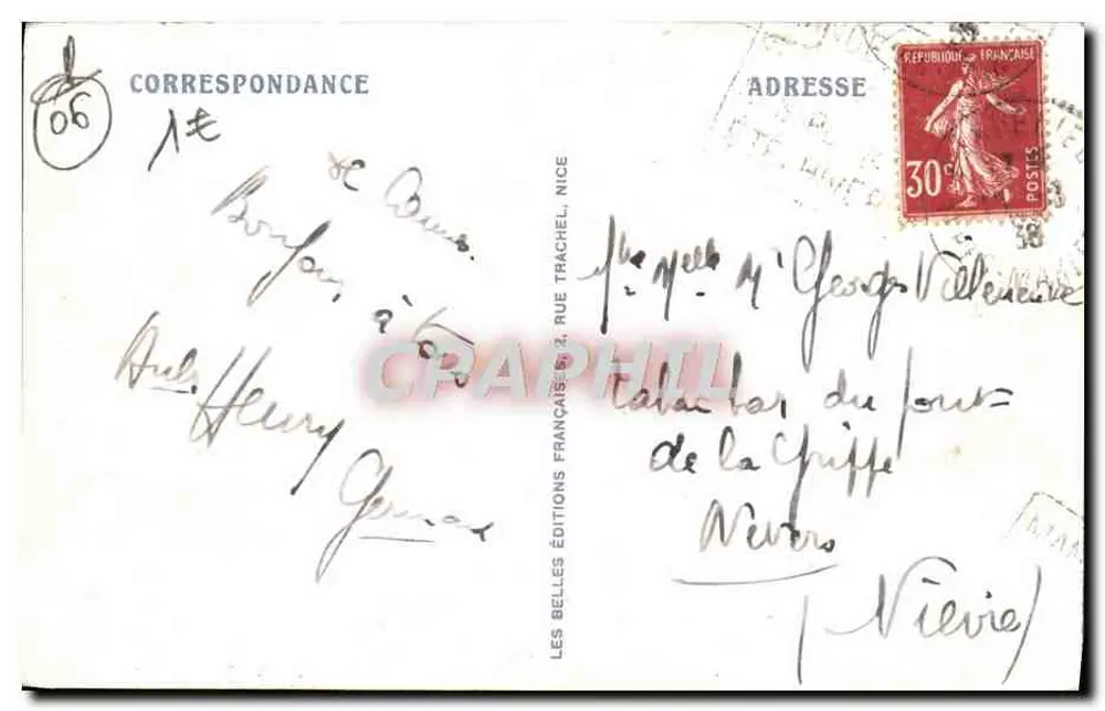 Théoule — A Gruta de Gardanne — LL - Verso