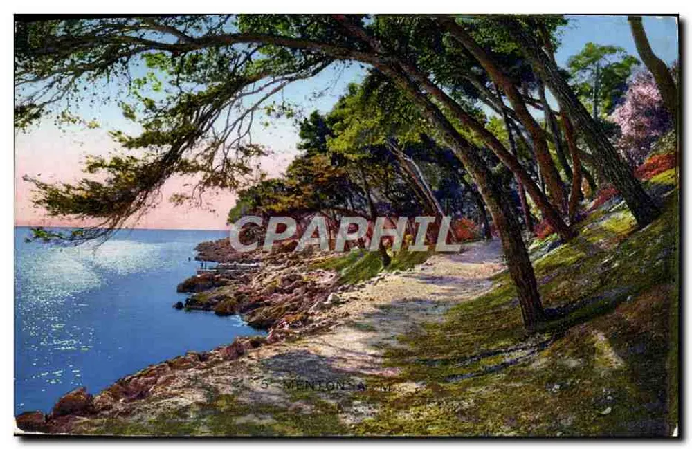 Cap-Martin — Promenade am Meer — Photochrome A.D.L.A. (Nice) - Vorderseite