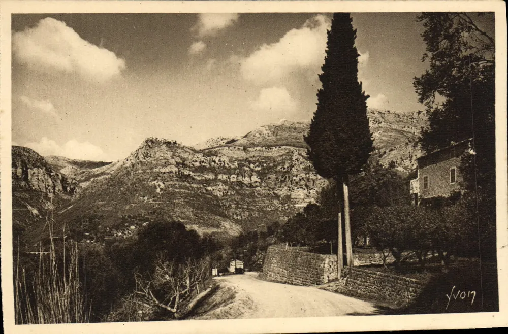 Gorges du Loup — Ansicht der Straße nach Vence — Éditions d'Art Yvon, Paris - Vorderseite