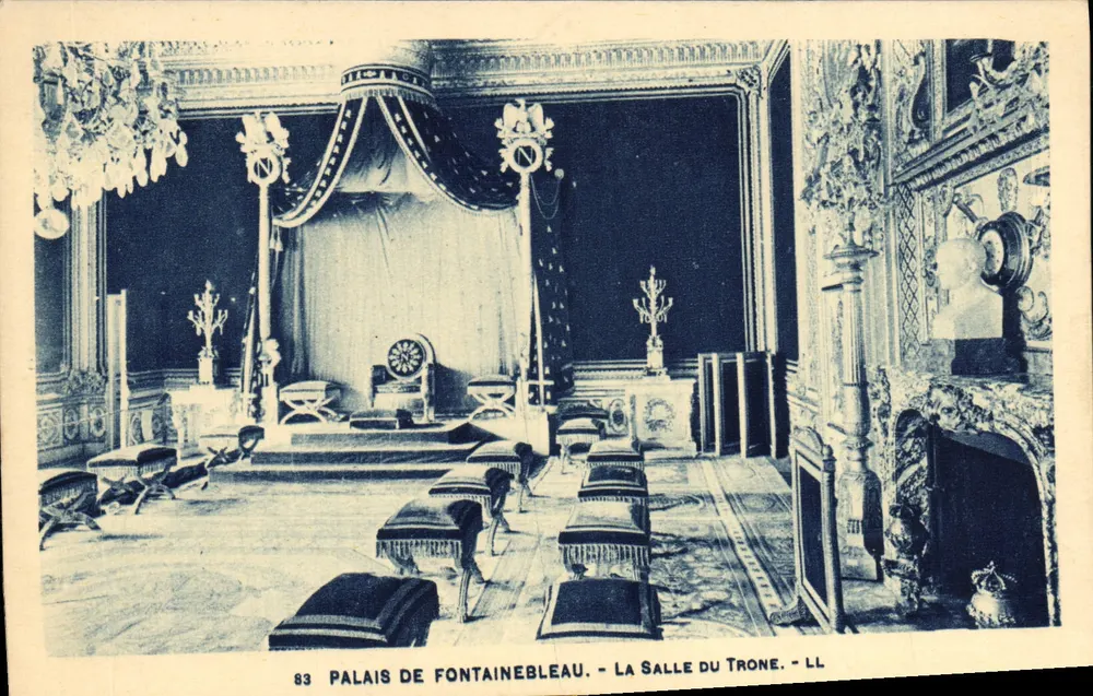 Palais de Fontainebleau — Die Thronhalle — LL - Vorderseite