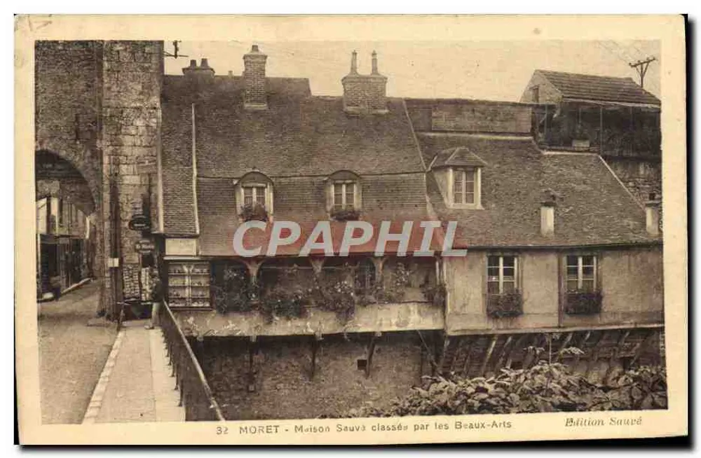 Moret - Maison Sauvé classée par les Beaux-Arts — Édition Sauvé, n°32 - Vorderseite